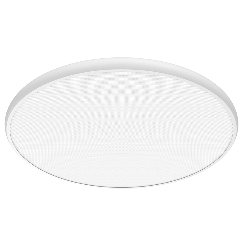 Slim round white ceiling light